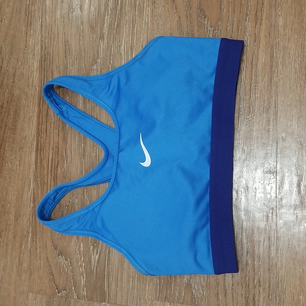 (S) Nike Dri-Fit Racerback Sporty Colorblock Gym Running Workout Cardio Run